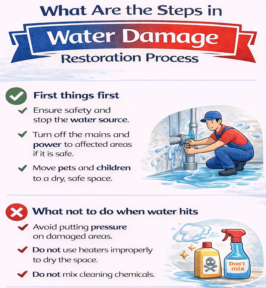 Steps In Water Damage Restoration Process | Elite